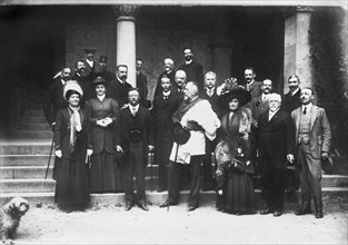 Theodore Roosevelt at Castle Kreuzenstein, Austria, Bain News Service, April 1910