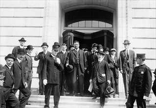 Theodore Roosevelt leaving U.S. Capitol Building, Washington, D.C., USA, Bain News Service, October 4, 1912