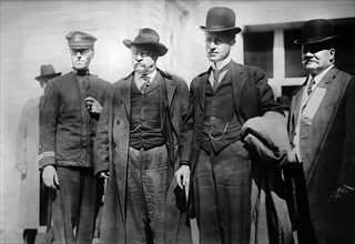 Theodore Roosevelt (2nd left) with Missouri Governor Herbert S. Hadley (2nd Right), Bain New Service, 1912