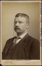 Col. Theodore Roosevelt, Head and Shoulders Portrait, Photo by B.J. Falk, 1898