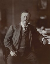 Theodore Roosevelt (1858-1919), 26th President of the United States 1901-09, Half-Length Seated Portrait, Photograph by Moffett Studio, Chicago, 1910