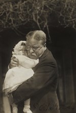 Theodore Roosevelt Holding Granddaughter, 1919