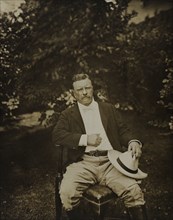 Theodore Roosevelt (1858-1919), 26th President of the United States 1901-09, Three-quarter Length Seated Portrait Outdoor, July 1903