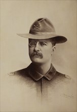 Colonel Theodore Roosevelt, Head and Shoulders Portrait in Military Uniform, George Gardner Rockwood, 1898