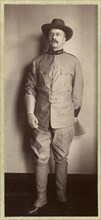 Colonel Theodore Roosevelt, Full-Length Standing Portrait in Military Uniform, Photograph by Frances Benjamin Johnston, 1898