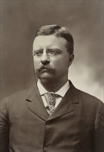 Theodore Roosevelt (1858-1919), 26th President of the United States 1901-09, Head and Shoulders Portrait as New York Governor, Photograph by George Prince, 1900