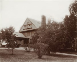Theodore Roosevelt's Home, Sagamore Hill, Oyster Bay, New York, USA, Photograph by Waldon Fawcett, May 1903