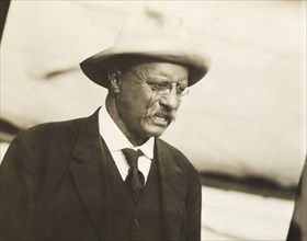 Former U.S. President Theodore Roosevelt on S.S. Aiden Returning to New York from the Roosevelt–Rondon Scientific Expedition in South America, 1914