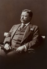 Theodore Roosevelt (1858-1919), 26th President of the United States 1901-09, Three-Quarter Length Seated Portrait, Photograph by Barnett McFee Clinedinst, 1906