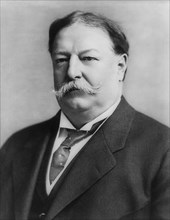 William Howard Taft (1857-1930), 27th President of the United States 1909-1913, 10th Chief Justice of the United States 1921-1930, Head and Shoulders Portrait, 1908