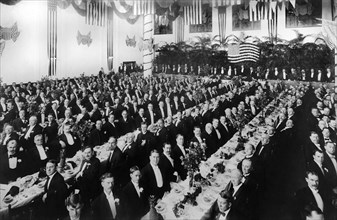 "Possum" Dinner Tendered to U.S. President-Elect William Howard Taft by the Atlanta Chamber of Commerce, Atlanta, Georgia, USA, Photograph by Drucker & Co., January 15, 1909