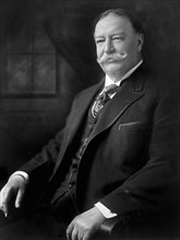 William Howard Taft (1857-1930), 27th President of the United States 1909-1913, 10th Chief Justice of the United States 1921-1930, Half-Length Seated Portrait, 1915