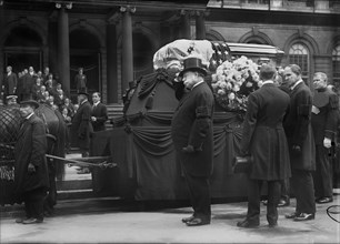 Former U.S. President William Howard Taft Attending the Funeral of New York City Mayor William Jay Gaynor, New York City, New York, USA, Photograph by Bain News Service, September 20, 1913