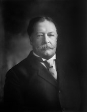 William Howard Taft (1857-1930), 27th President of the United States 1909-1913, 10th Chief Justice of the United States 1921-1930, Half-Length Portrait as U.S. Secretary of War under U.S. President Th...