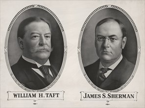 Republican Nominees for President and Vice President, William H. Taft, James S. Sherman, Campaign Poster, George Prince, 1908
