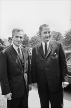 Mohammad Reza Pahlavi, Shah of Iran with U.S. President Lyndon Johnson, Washington, D.C., USA, photograph by Marion S. Trikosko, June 5, 1964