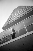 Lever Building, Low Angle View, New York City, New York, USA, photograph by Thomas J. O'Halloran, 1957