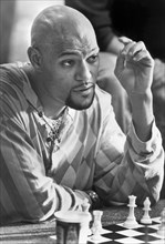 Laurence Fishburne, on-set of the Film, "Searching for Bobby Fischer", Photo by Kerry Hayes for Paramount Pictures, 1993