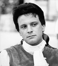 Colin Firth, on-set of the Film, "Valmont", Renn Productions, Timothy Burrill Productions with Distribution via Orion Pictures, 1989