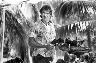 Harrison Ford, on-set of the Film, "Mosquito Coast", Warner Bros., 1986