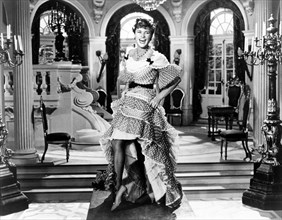 Sophie Desmarets, Publicity Portrait for the Film, "A Royal Affair", Original Title, "Le Roi", Speva Films with U.S. Distribution via Discina International Films, 1949