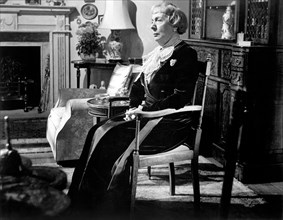Edith Evans, on-set of the Film, "The Chalk Garden", Universal Pictures, 1964