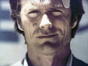 Clint Eastwood, on-set of the Film, "Magnum Force", The Malpaso Company with Distribution via Warner Bros., 1973