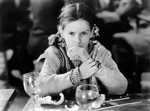 Paulette Elambert, on-set of the French Film, "La Maternelle", 1932