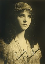 Silent Film Actress and Model Olive Thomas, Publicity Portrait , 1910's