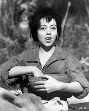 Jenny Agutter, on-set of the Film, "East of Sudan", Columbia Pictures, 1964