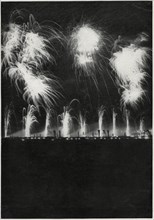 Nazi Fireworks Display honoring German Workers, May Day, Germany, May 1, 1933