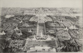 Panorama De Versailles, Albumen Print, 1875