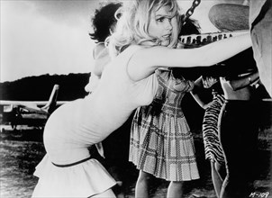 Stella Stevens, on-set of the Film, "Rage", aka "El Mal", Columbia Pictures, 1966