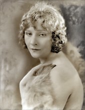 Silent Film Actress Cleo Madison, Head and Shoulders Publicity Portrait, Photograph by Evans Studio L.A., 1910's
