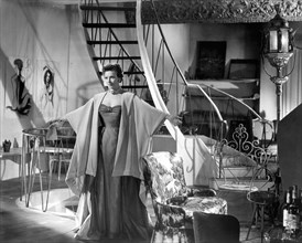 Ruth Leuwerik, on-set of the Film, "Portrait of an Unknown Woman", Serius-Film, Schorcht Filmverleih, 1954
