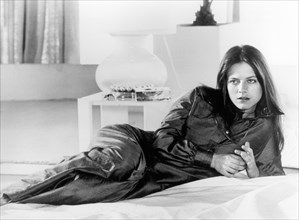 Ines de Longchamps, on-set of the British Film, "Stardust", Columbia Pictures, 1975