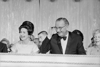Lyndon Johnson, Ladybird Johnson, president, inauguration, historical,