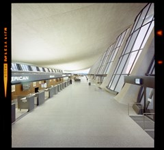 airport, architectures, Dulles, aviation, historical,