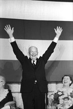 Dwight Eisenhower, president, presidential election, politics, 1956, historical,