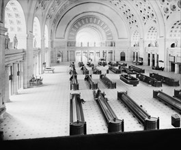 architecture, Union Station, travel, historical, waiting area,