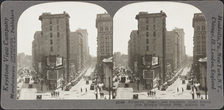 Fordsythe (right) and Peachtree (left) Streets from Howard Theater Bldg.