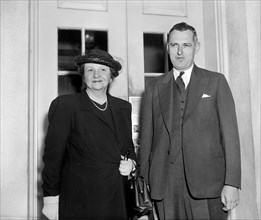 U.S. Secretary of Labor Frances Perkins and Dr. John R. Steelman