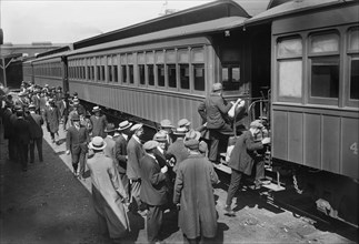 American Recruits going to Camp Upton
