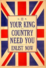 Your king and country need you. Enlist Now