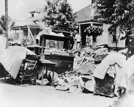 Furniture in Street during Race Riot