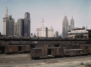 Freight Cars at South Water Street Freight Terminal