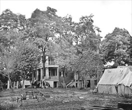 House used as Headquarters by Gen. G.B. McClellan and Gen. P.G.T. Beauregard during American Civil War