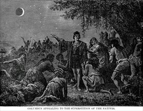 Columbus Appealing to the Superstition of the Natives