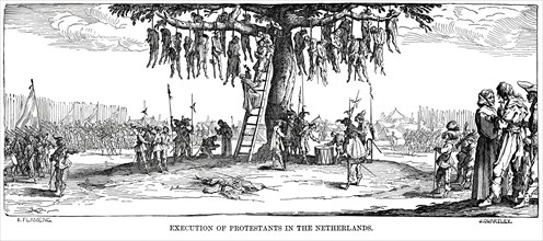Execution of Protestants in the Netherlands