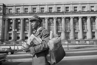 Mailman on Route, Washington D.C., April 1957